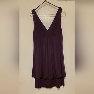 Eliza J Deep Purple Dress